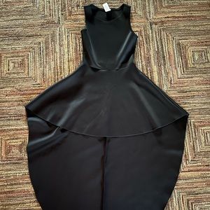 Black Small High Low Dress